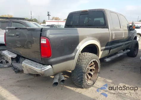 2008 Ford F-250 Lariat из США, поврежденный, VIN 1FTSW20R98EA11482